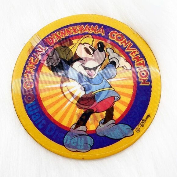 🔮 5/$25‎ Disney 1996 Disneyana Convention Mickey Lenticular Pin - Picture 1 of 7